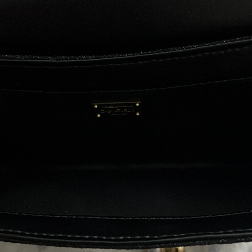 Dolce & Gabbana Black and Gold Chain Bag